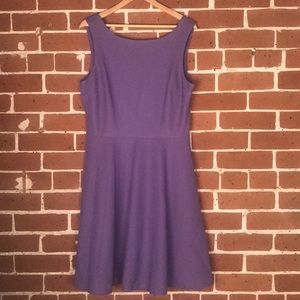 Purple A-Line Dress